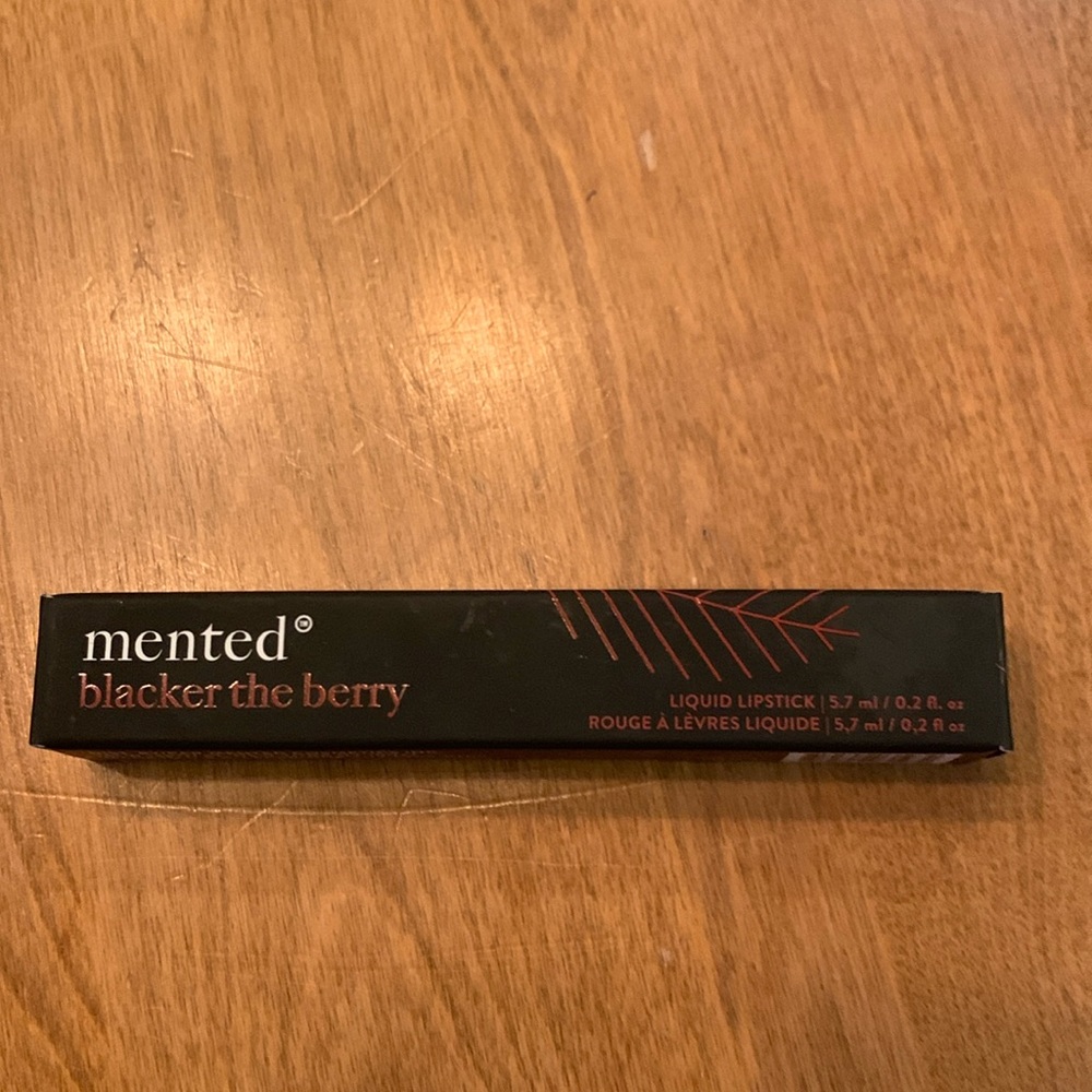 NWT Mented liquid lipstick blacker the berry